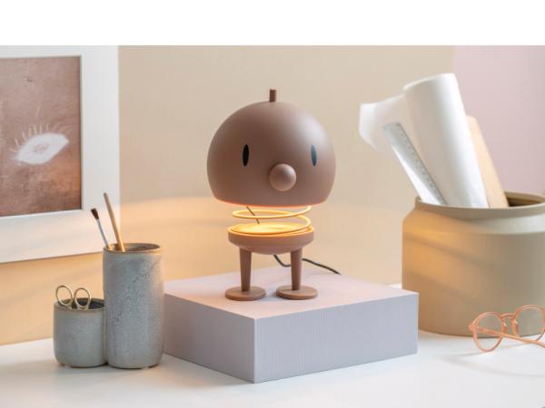 

Hoptimist Lampe str. XL i soft choko, Bumble